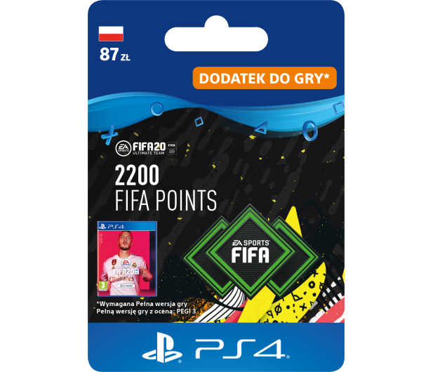 SONY FIFA 20 Ultimate Team - 2200 punktów - 1380140 - zdjęcie